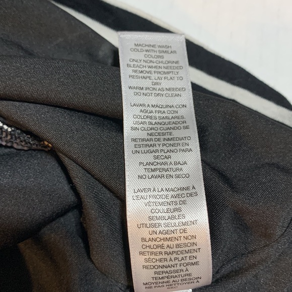 White House Black Market black & cream shirt size Small - Picture 8 of 9